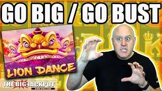 Go BIG or Go BUST! Lion Dance Slot Machine | The Big Jackpot