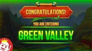 BISON BATTLE  (PUSH GAMING) NEW SLOT!  GREEN VALLEY FEATURE!