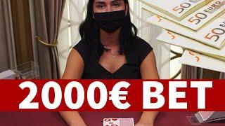 Live Blackjack - 2000 Euro Bet - Pleite wie Wirecard Aktionäre!