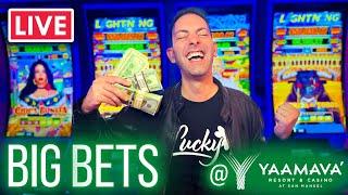MAJOR JACKPOTS  BETTING BIG @ YAAMAVA’ CASINO