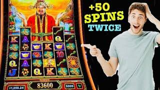 FORTUNE RULER slot machine BONUS WINS!