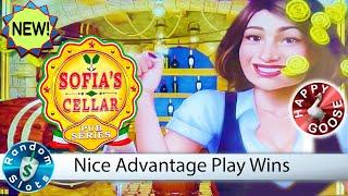 New️Sofia's Cellar Slot Machine Nice Advantage Play Wins & Bonus
