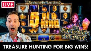 LIVE SLOTS  TREASURE Hunting BIG WINS on PlayChumba Social Casino   #AD
