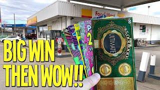 BIG WIN then WOW $$$!! Playing $220 TEXAS LOTTERY Scratch Offs