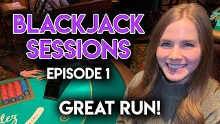 AWESOME BLACKJACK SESSION!! HUGE HITS!! Episode 1