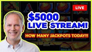 $5,000 for INCREDIBLE JACKPOT on Fire Link and AWESOME Huff N' More Puff Slots!