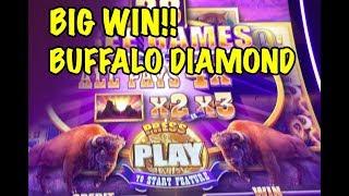 BUFFALO DIAMOND SLOT: BIG WIN!!!