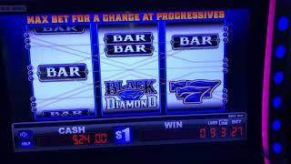 $27 Black Diamond - Double The Money - Wild Bonus Multipliers Everi Slot Choctaw Casino Durant, OK.
