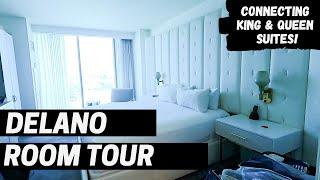 Delano Hotel Room Tour - King & Queen Connecting Suites! Las Vegas 2020