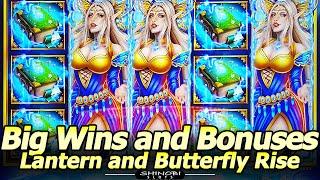 Full Screens and Free Spins Bonuses in Lantern Rise and Butterfly Rise Slot Machines at Yaamava!