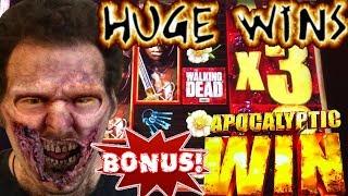 The Walking Dead 2 - BONUSES AND HUGE WINS - Love this Slot Machine