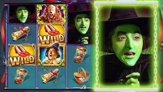 THE WIZARD OF OZ: WONDERFUL LAND OF OZ Video Slot Game with a WITCH'S CASTLE FREE SPIN BONUS