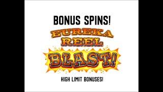 Eureka Blast Handpay! Bonus Games!$!$ Jackpot!$!$