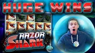 HUGE WINS on Razor Shark Push Gaming Slot
