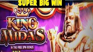 SUPER BIG WINKING MIDAS Slot machine (WMS)The power of 10 x !  $1.50 Bet 栗スロット