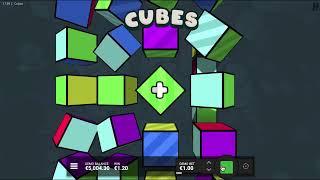 Cubes slot machine by Hacksaw Gaming gameplay  SlotsUp