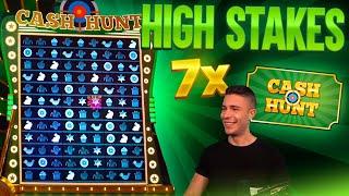 €14000 WIN ON 7X CASH HUNT - CRAZY TIME | WINNING ON ONLINE CASINO LIVE GAMES