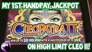 My 1st HANDPAY JACKPOT on Cleopatra II!