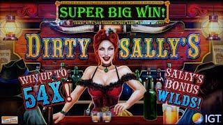 SUPER BIG WIN on DIRTY SALLY'S SLOT MACHINE POKIE - PALA CASINO