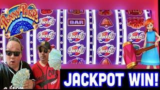 QUICK HIT JACKPOT WINPENNY PIER SLOT SHE LOVED THE BOYZ! CHOCTAW CASINO IN DURANT!