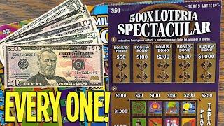 Starting with a WIN  EVERY LOTERIA + Bonus Vid  Fixin To Scratch