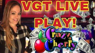 VGT SUNDAY FUN’DAY LIVE PLAY WITH ••CRAZY CHERRY!•• • GREAT RUN! •$6 MAX BET!•