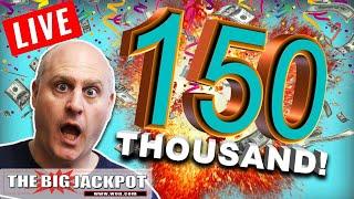 We Did It  150,000 Subscriber Live Massive Slot Play