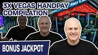 jackpot, Jackpot, JACKPOT  IGT SLOTS 3X HANDPAY Compilation from COSMO LAS VEGAS