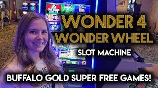 Super Free Games on Wonder 4 Buffalo Gold Slot Machine!