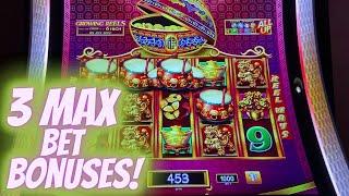 $10 MAX BET SESSION ON DANCING DRUMS PROSPERITY SLOT MACHINE!