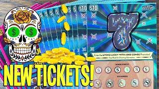 Lots of WINS **NEW TICKETS** 10X Day of the Dead  10X "7"  $150 TEXAS LOTTERY Scratch Offs