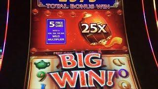 25x BIG WIN Ultimate Fire Link Slot Machine Bonus - China Street Free Spins