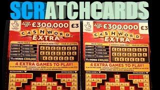 BIG SCRATCHCARD..GAME..CASHWORD EXTRA..£500,000 PINK MULTIPLIER..BLACK GOLD..NEON 9..HOT MONEY..Etc