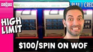 $100/SPIN  Wheel of Fortune  = HIGH TENSION   BCSlots
