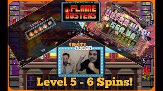 FLAMEBUSTERS SLOT EPIC WIN  - LEVEL 5 WITH A DREAM! (online casino)