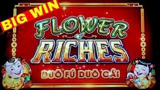 ️BIG WIN️ on Flower of Riches Slot Machine w/$8.80 Max Bet | 88 Fortunes Slot Machine Live Play