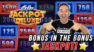 SUPER JACKPOTS DELUXE  JACKPOT on Bonus in the Bonus!