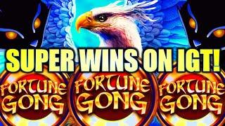 SUPER WINS ON IGT! GRIFFIN’S THRONE, FORTUNE GONG, HEX BREAKER Slot Machine (IGT)