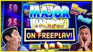 MAJOR Jackpot HANDPAY on FREEPLAY! Huff N More Puff Slot at Yaamava Casino