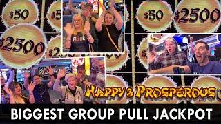 NEW BIGGEST GROUP JACKPOT!  $1000/Person Makes Us Happy & Prosperous  STRAT Vegas #ad