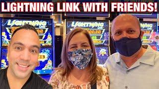 ️ LIGHTNING LINK WITH FRIENDS at HARD ROCK SACRAMENTO!!  How big was the profit?!