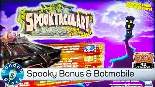 Spooktacular Slot Machine Bonus and The Batmobile