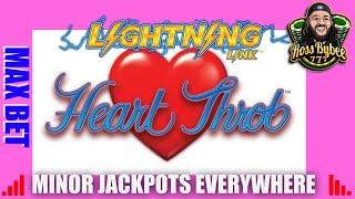 Max Bet Lightning Link Heart Throb Major Chase Big Bet Bonuses Finale