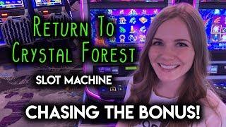 Return to Crystal Forest Slot Machine! Chasing that BONUS!