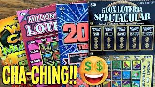 CHA-CHING!! Back on the LUCK TRAIN  $120 TEXAS LOTTERY Scratch Offs