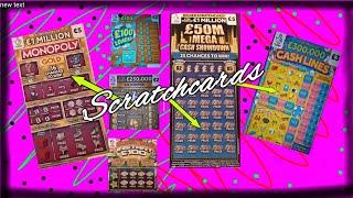 ScratchcardsMOLOPOLY GOLD£50M CASH SHOWDOWNCASH LINES£100 LOADEDINSTANT £100£250,000 GOLD