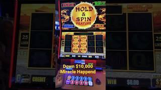 When you're down and the Miracle Happens #jackpot #money #casino