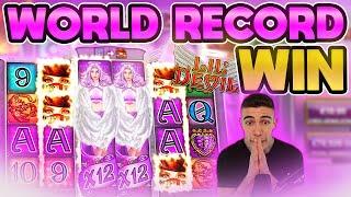 WORLD RECORD WIN ON LIL DEVIL ONLINE SLOT - MY BIGGEST WIN EVER