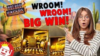 UK PLAYER LANDS BIG WIN ON RELAX GAMING' HOT ROD RACERS SLOT!