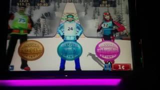 Nice Run Part 1 - Konami Snow Stars Slot Machine Bonus (4 clips)